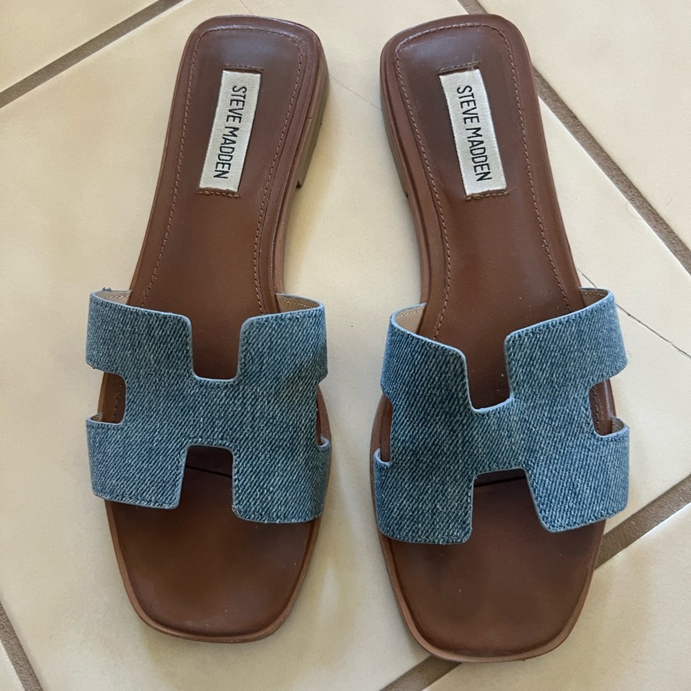 Steve Madden Denim H Sandals